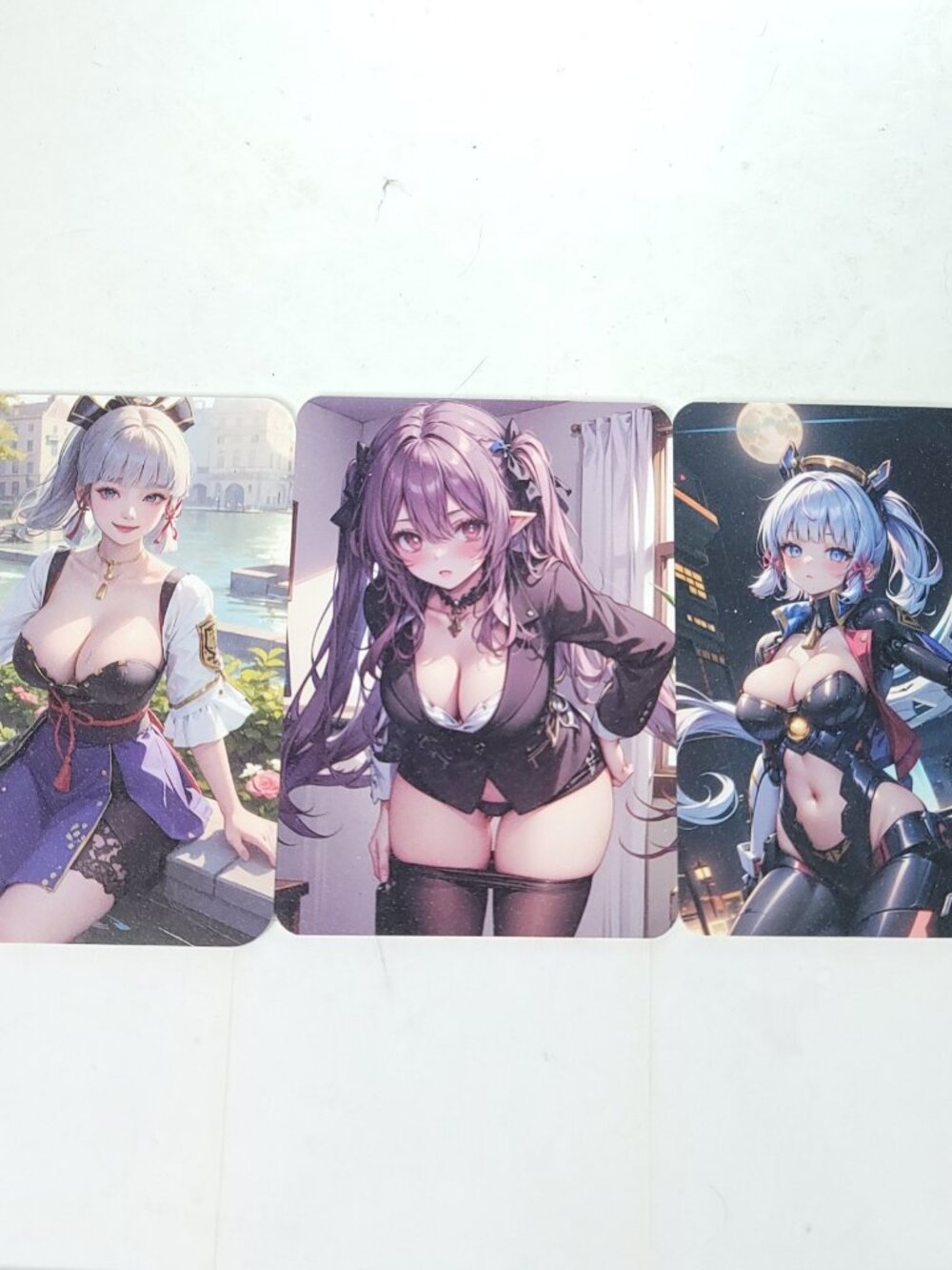 Ayaka Realistic Hu Tao Anime Waifu Art Oversized Board A6 Lot of 3